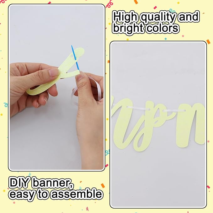 BEISHIDA 116 PCS A-Z DIY Letter Banner Kit Make Your Own Banner，Including 111 - Image 3