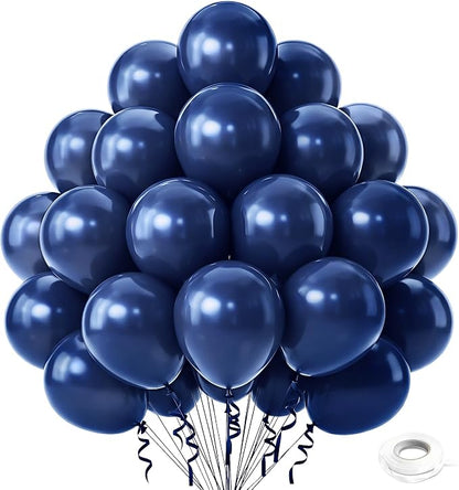 Navy Blue Balloons, Baby Shower, Anniversary, Graduation, Wedding Decorations by GoldenParty