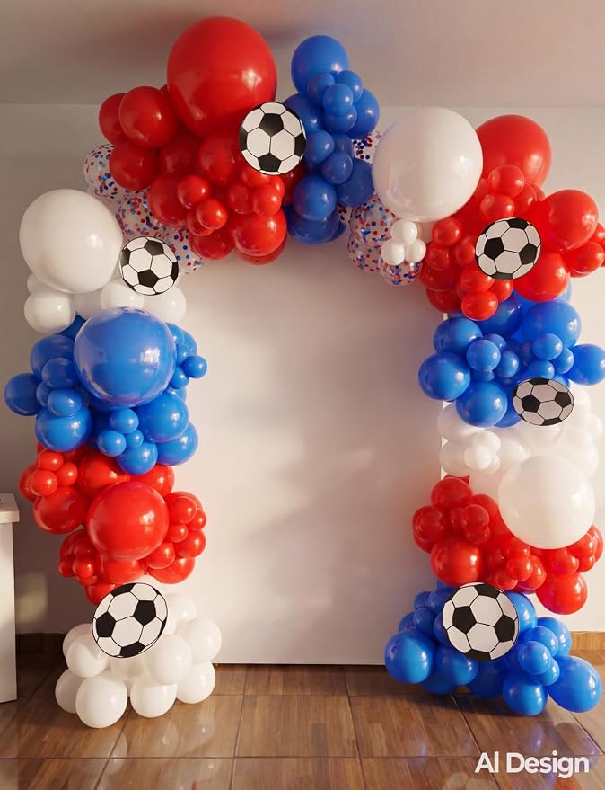 Red White Blue Balloons for 4th of July Decorations | 50 Pcs 12 Inch Red White - Image 9