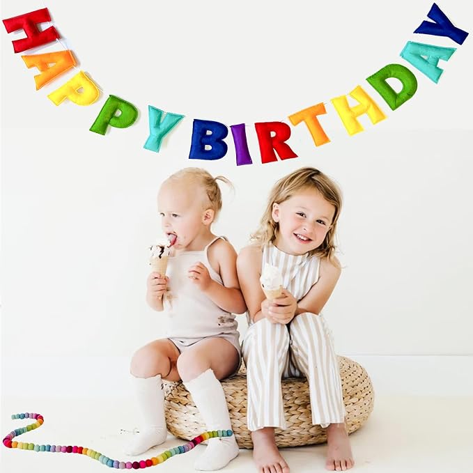 Pre-Strung Happy Birthday Banner - Image 5