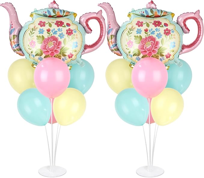 Tea Party Balloons Stand Kit 2 Sets by Naozinebi