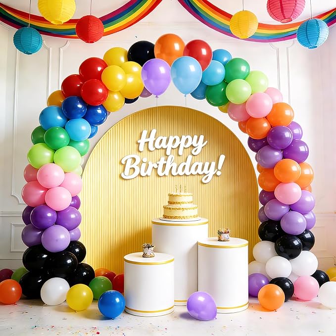 LOLStar Rainbow Balloons, Baby Shower, Bridal Shower, Engagement, Pride Party - Image 3