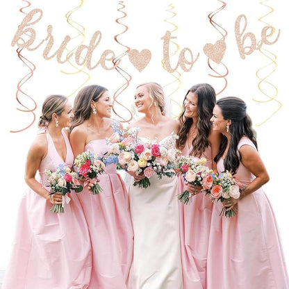 Blush-Pink Rose-Gold Bridal-Shower Fall Party-Decorations - Image 7