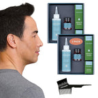 Hair & Beard Color for Full Gray Coverage 2 pack - Dark Brown - Ammonia-Free Complete Men’s At-home Beard & Hair Dye Kit, Professional-grade Permanent Hair Color (4.0)