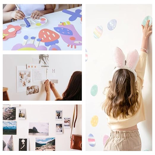 Sticky Dots, 210 6mm/0.24" Adhesive Tack, Double Sided Removable Clear Mounting - Image 7