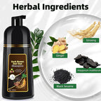 Dark Brown Hair Dye Shampoo 3 in 1 for Gray Coverage for Women/Men, Color Shampoo Instant Herbal Ingredients Semi Permanent