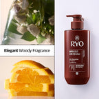 RYO Strengthen & Volume Conditioner with Korean Ginseng & Caffeine - Volumizing and Revitalizing for Fine Hair, Anti Loss Care, Strengthening hair roots, 16 Fl Oz.