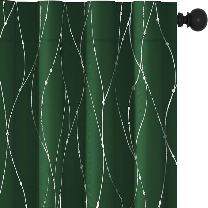 Deconovo Blackout Back Tab Curtains - Image 2