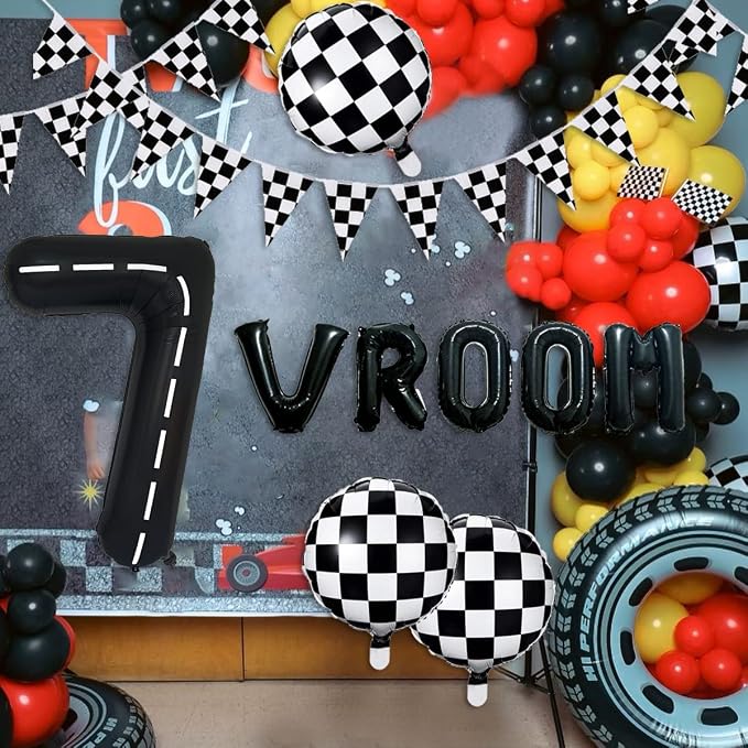 134pcs Race Car Balloon Birthday Party Supplies Decorations - Image 5