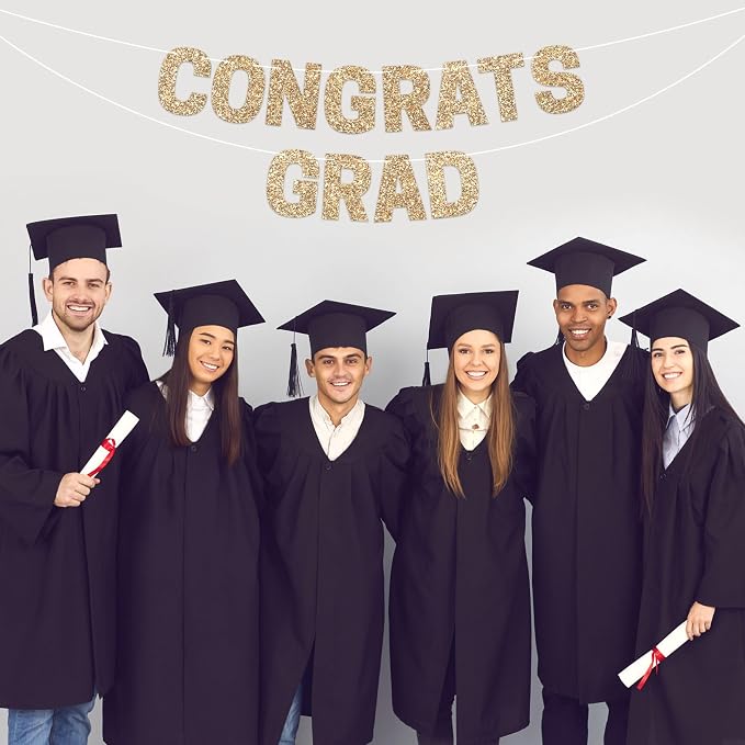 Pre-Strung Congrats Grad Banner - Image 6