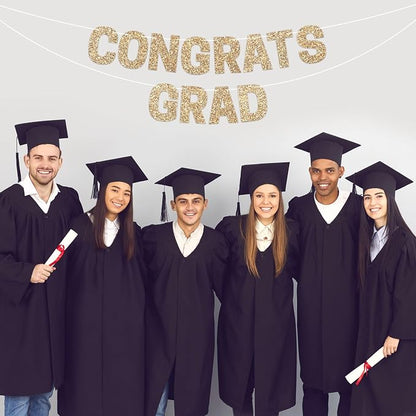 Pre-Strung Congrats Grad Banner - Image 6
