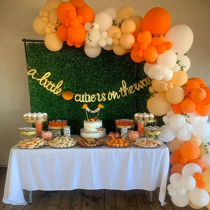 Voircoloria 130pcs Orange Balloons Garland Arch Kit, 18 12 10 5 Inch | - Image 9
