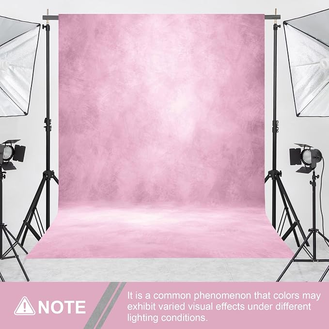 Abstract Photography Backdrop for Photoshoot 8x12ft, Light Pink, No Stand | - Image 2