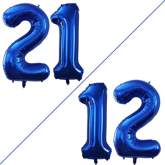Number 12 Balloons for 12th Birthday Sweet 12 Party Decorations, 42 Inch Jumbo by GOER