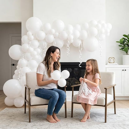 100pcs 5 Inch Small Mini White Balloons - Image 5