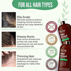 DEL SUR Clarifying Shampoo & Conditioner Set for Oily Scalp | 16 fl oz | with Camellia Japonica, Salicylic Acid, Papaya & Biotin | Oil Control for Oily Roots & Greasy Hair