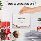 Adubor Silk Pillowcase 2 Pack for Hair and Skin with Hidden Zipper, Both Sides 23 Momme Silk Pillow Case (Silver Gray, Queen: 20''X30'')
