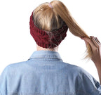 DRESHOW Knit Crochet Headband for Women Ear Warmer Soft Turban Stretch Warmer Headbands Winter Fashion Head Wrap