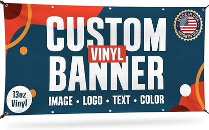 Custom Banner, Personalized Vinyl Banners Sign by MySignCenter