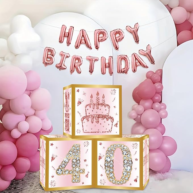 DataMoon 40th Birthday Decorations Boxes - Image 2