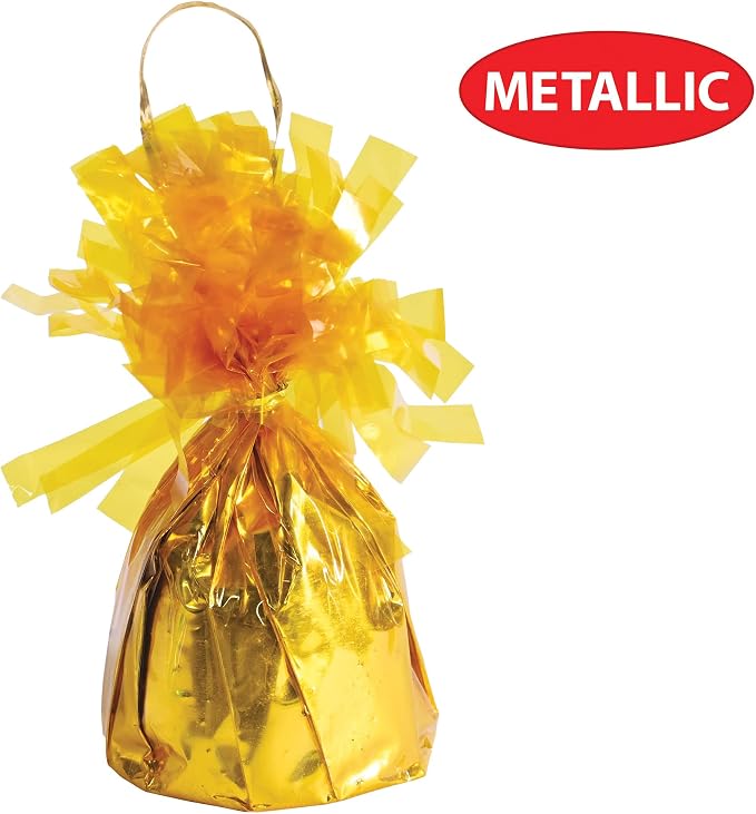 Beistle Metallic Wrapped Balloon Weight – 6 Pack, Party Decoration Accessories - Image 3