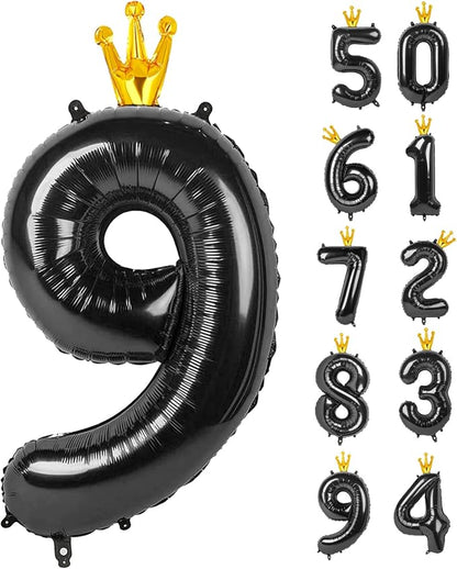 Black 9 Balloon by IWERP
