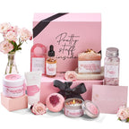 Spa Gifts for Women Bath Gift Baskets Relaxing Spa Self Care Gift for Mom Her Sister Wife Auntie Home Bath Care Package Thank You Gift Birthday Gift for Women Friendship Ideas