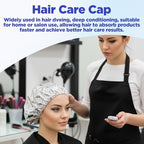 4 Pcs Conditioning Caps Made of Aluminum Foil, Reusable Thickened Shower Caps for Hot Oil Hair Treatment, Pieces Shower Cap Heat Cap For Deep Conditioning, Home And Salon Use, Hair Dyeing