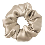LILYSILK Silk Hair Scrunchies/Ties for Frizz & Breakage Prevention, 100% Mulberry, No Damage, Elastic ponytail Holders, 5PC, Fixed Colors (Black+Light Coffee+Bright Coffee+Caramel+Chocolate)
