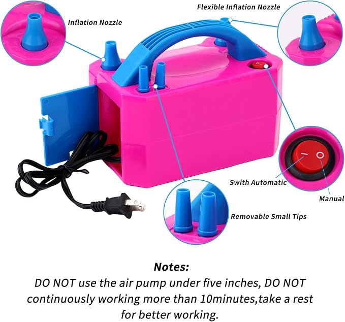 RUBFAC Balloon Arch Kit and Balloon Pump, 10Ft Wide Adjustable Balloon Arch - Image 3