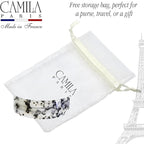 Camila Paris CP3574 French Hair Barrette Clip for Girls for Thick Curly Wavy Long Hair, Strong Hold Grip Hair Clips for Women, Automatic, No Slip Styling Girls Hair Accessories, Handmade in France