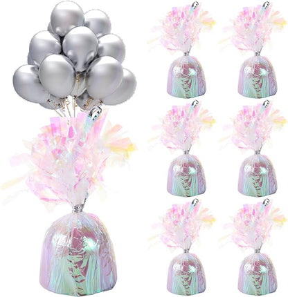 6 Pcs Balloon Weights Metallic Anchor Balloon Holder by Unknown