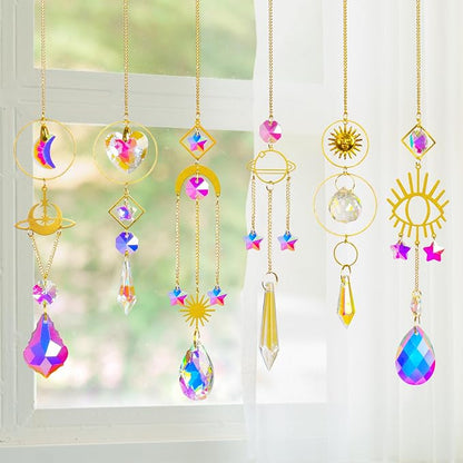 Sun Catchers 6Pieces Colorful Crystals Suncatcher - Image 7