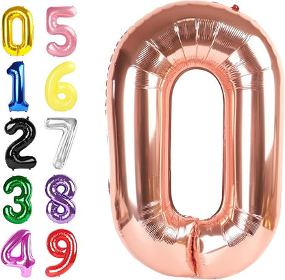 Number Balloons 40 Inch Red 9 Balloon by Argthjy