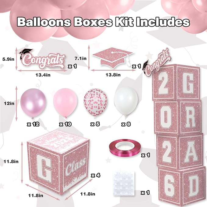 Pink Graduation Decorations 2026 - Image 2