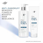 Dove Derma Scalp Shampoo 1 ct Dandruff Relief for Boosting Resilience & Removing Flakes, with Salicylic Acid, 16 oz