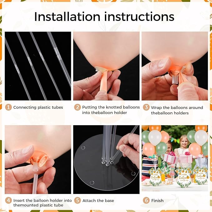 12 Sets Balloon Stand Kit For Table, Balloon Sticks - Image 4