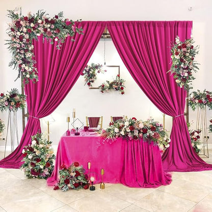 AK TRADING CO. 10 feet x 10 feet Polyester Backdrop Drapes Curtains Panels - Image 4