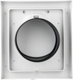 NO-PEST VENT, Exclusive Dual Door Dryer Vent Cover Outdoor 4 inch with Collar, Made in USA w Highest UV Resistant Plastic in any Outdoor Vent Cover (Light Grey, 4" Plastic WIth Collar)
