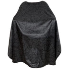 Barber Cape for Men, Haircut Cape with Snaps, Professional Salon Cutting Cape, Large Waterproof Hairdressing Cape Gown Apron for Hairstylist- 63”× 56”(Black Pattern)