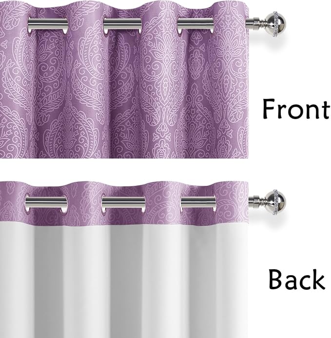 DWCN Ombre Blackout Curtains for Bedroom - Image 4