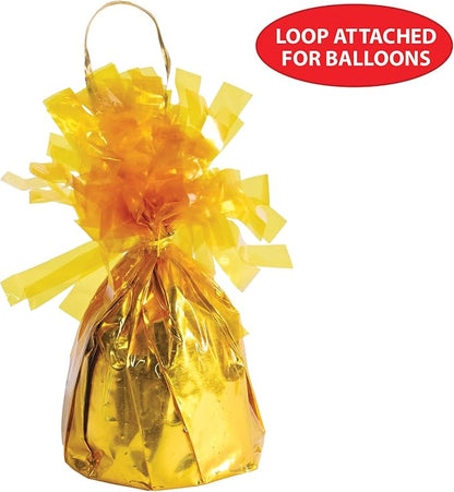 Beistle Metallic Wrapped Balloon Weight – 6 Pack, Party Decoration Accessories - Image 6