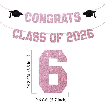 Pre-Strung Congrats Banner for Graduation - Image 2