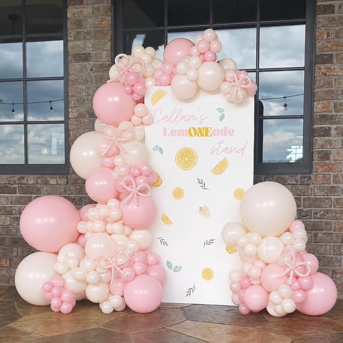 Pink and Yellow Balloon Arch Kit - Image 6