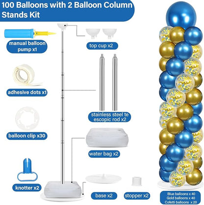 2 Sets Adjustable Balloon Column Stand Kit - Image 2