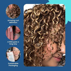 Ecoslay Orange Marmalade Curl Definer Gel - Long-lasting Hold for Wavy, Curly, Coily, and Kinky Hair - Curl Styling Gel for Women