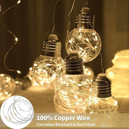 YOLIGHT Wishing Ball Curtain Lights 200 LED Window Curtain String Lights - Image 5