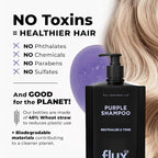 Purple Shampoo for Blonde Hair Women & Men – Blonde & Silver Hair Toning – Sulfate-Free Anti-Brass Purple Shampoo for Blondes, Highlights & Color-Treated Strands – 17oz