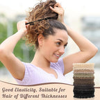 40 Pcs Boho Hair Ties, Hair Ties Bracelets for Women Neutral Colors Hair Ties Boho Accessories for Girls