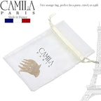 Camila Paris CP3539 French Hair Clip for Women, Hair Side Clips, 2.5 Inch Girls Hair Claw Clips Jaw Fashion Durable Styling Hair Accessories for Women, Strong Hold No Slip Grip, Made in France